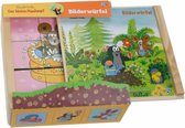 Holz-Bilderwürfel "Der kleine Maulwurf"