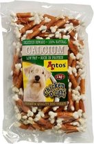 Kip/Calcium Kluifjes Voordeelverpakking 1 KG Hondensnacks - Kauwsnacks - Hondenbot - Gedroogd
