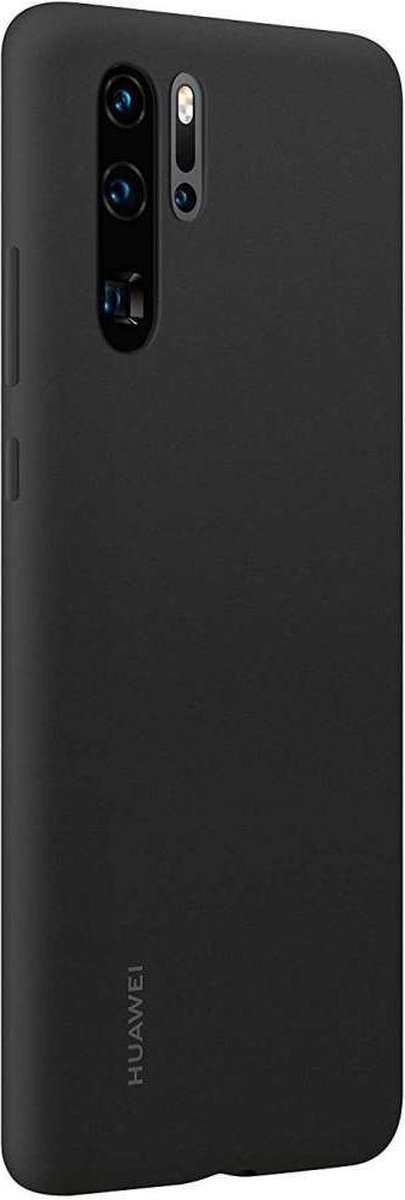 Huawei silicon case - black - for Huawei P30 Pro