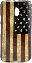 USA vlag silicone gel hoesje Motorola Moto G 3rd Gen