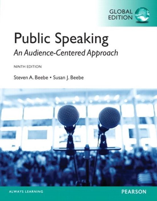 Beebe: Public Speaking: An Audience-Centered Approach, Globa - cover