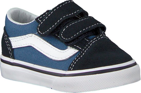 Vans Old Skool V Sneakers Kinderen - Navy | bol.com