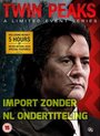 DVD-hoes met "Twin Peaks", een man met een gespleten gezicht en Nederlandse tekst.
