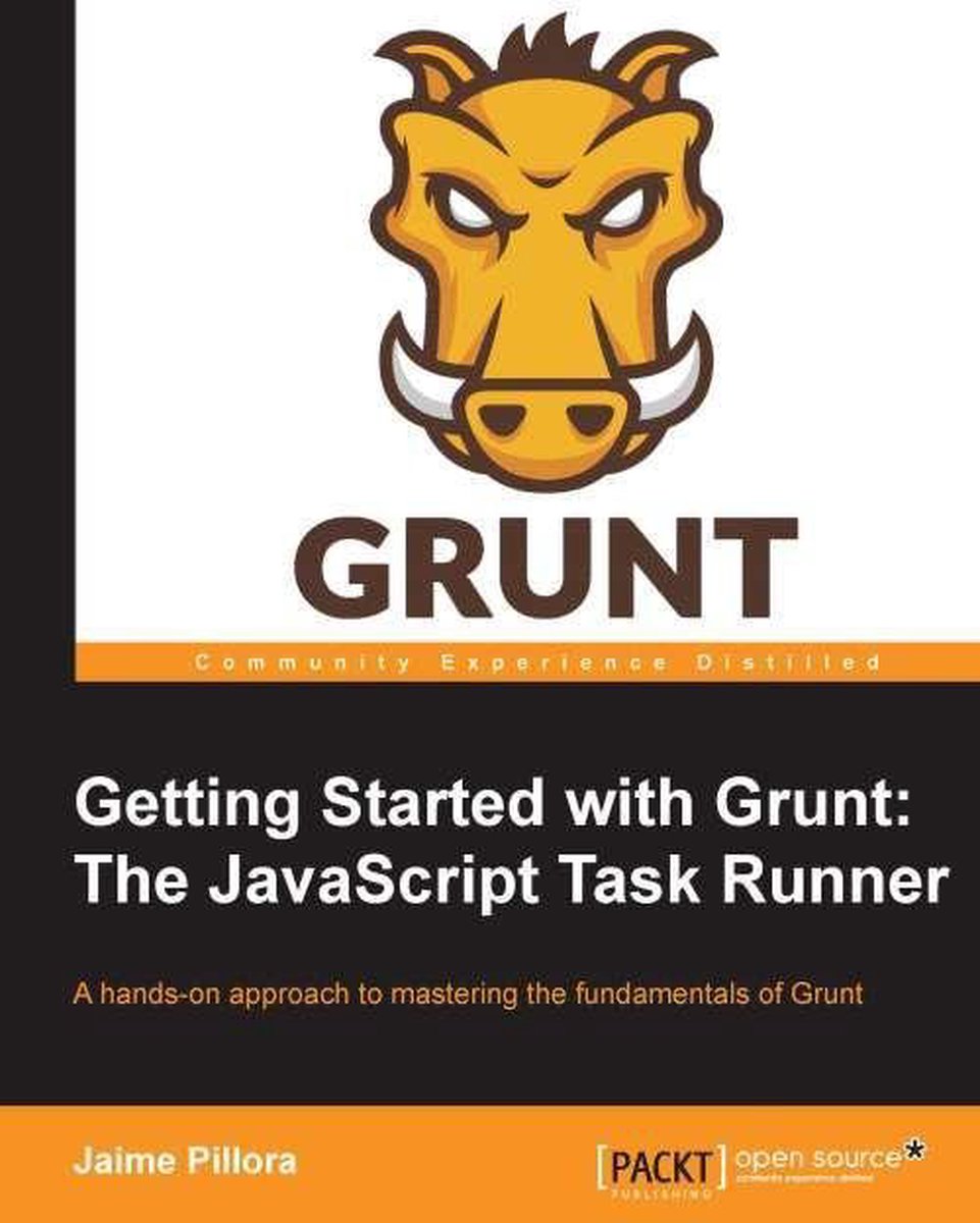 Omslag van Getting Started with Grunt: The JavaScript Task Runner