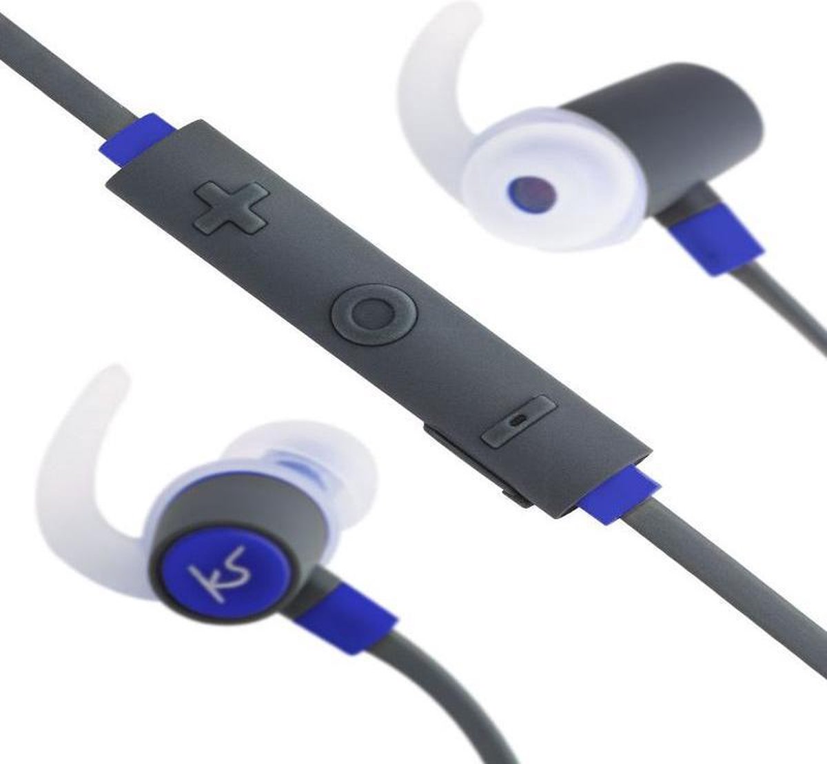 Kitsound Outrun Sports Bluetooth Wireless Earbuds Blue | bol.com