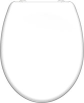 SCHÜTTE WC-Bril 82300 WHITE - Duroplast - Soft Close - Afklikbaar - RVS-Scharnieren - Gelakt - Wit