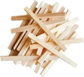Houten Sticks, knutselhoutjes 86 x 6 x 3 mm 450 stuks