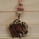 Ketting Olifant Licht Roze