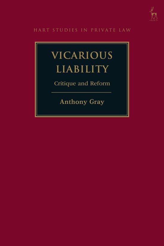 Hart Studies in Private Law - Vicarious Liability - cover