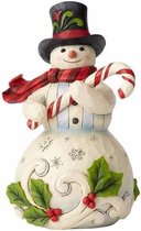 Jim Shore: How Sweet It Is (Snowman Holding Candy Cane)