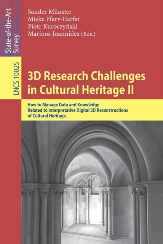 3D Research Challenges in Cultural Heritage II - cover