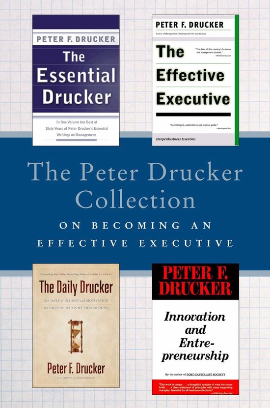 The Peter Drucker Collection on Becoming An Effective Execut ... - cover