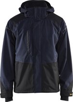 Blåkläder 4988-1987 Shelljack Donker marineblauw/Zwart maat S