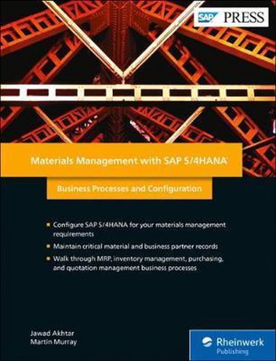 Materials Management with SAP S/4HANA 9781493217410 Jawad Akhtar