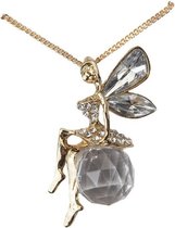 Kamparo Ketting Feetje Op Diamant Zilver