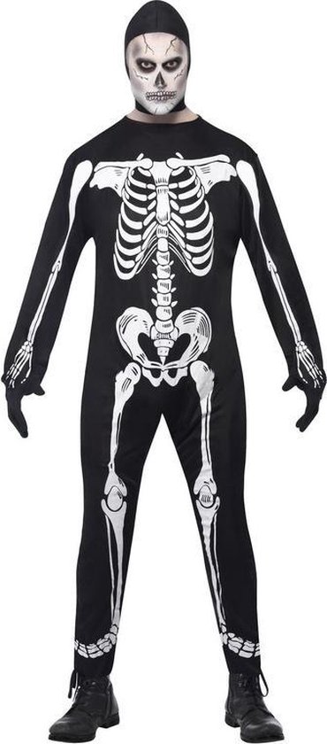 Halloween - Halloween skelet kostuum voor volwassenen 48/50