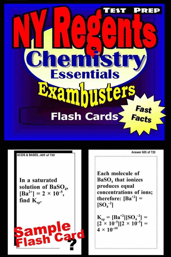 Exambusters Regents - NY Regents Chemistry Test Prep Review--Exambusters Flashcards