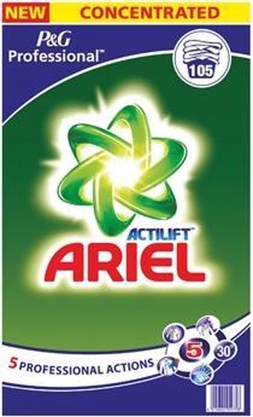 Ariel waspoeder Actilift voor witte en licht gekleurde was pak van 110  wasbeurten | bol.com