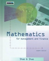 Mathematics for Management and Finance