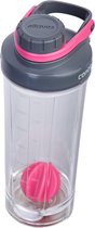 Shake & Go FIT + compartiment - 650 ml - roze