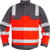 FE Engel Light Jas EN 20471 1501-770 - Rood/Grijs 4725 - L