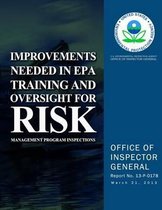 Improvements Needed in EPA Training and Oversight for Risk Management Program Inspections