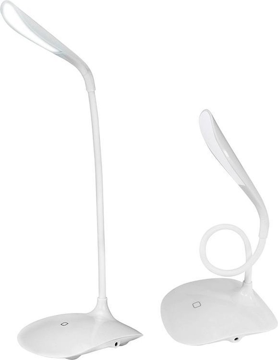 Bureaulamp Touch met 14 SMD leds en flexibele zwanenhals Eaxus