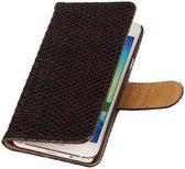 Zwart Slang Samsung Galaxy Grand Prime Book/Wallet Case/Cover