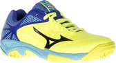 Chaussures de tennis Mizuno Exceed Star CC - Taille 36,5 - Unisexe - Jaune / Violet / Bleu