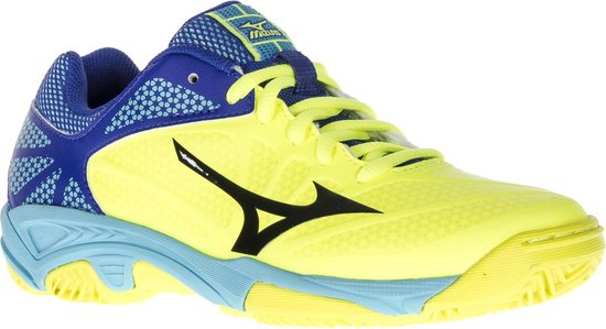 Mizuno Exceed Star CC  Tennisschoenen - Maat 36.5 - Unisex - geel/paars/blauw