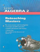 Saxon Algebra 2 Reteaching Masters