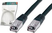 Digitus Patch Cable, SFTP, CAT5E, 1M, black netwerkkabel Zwart