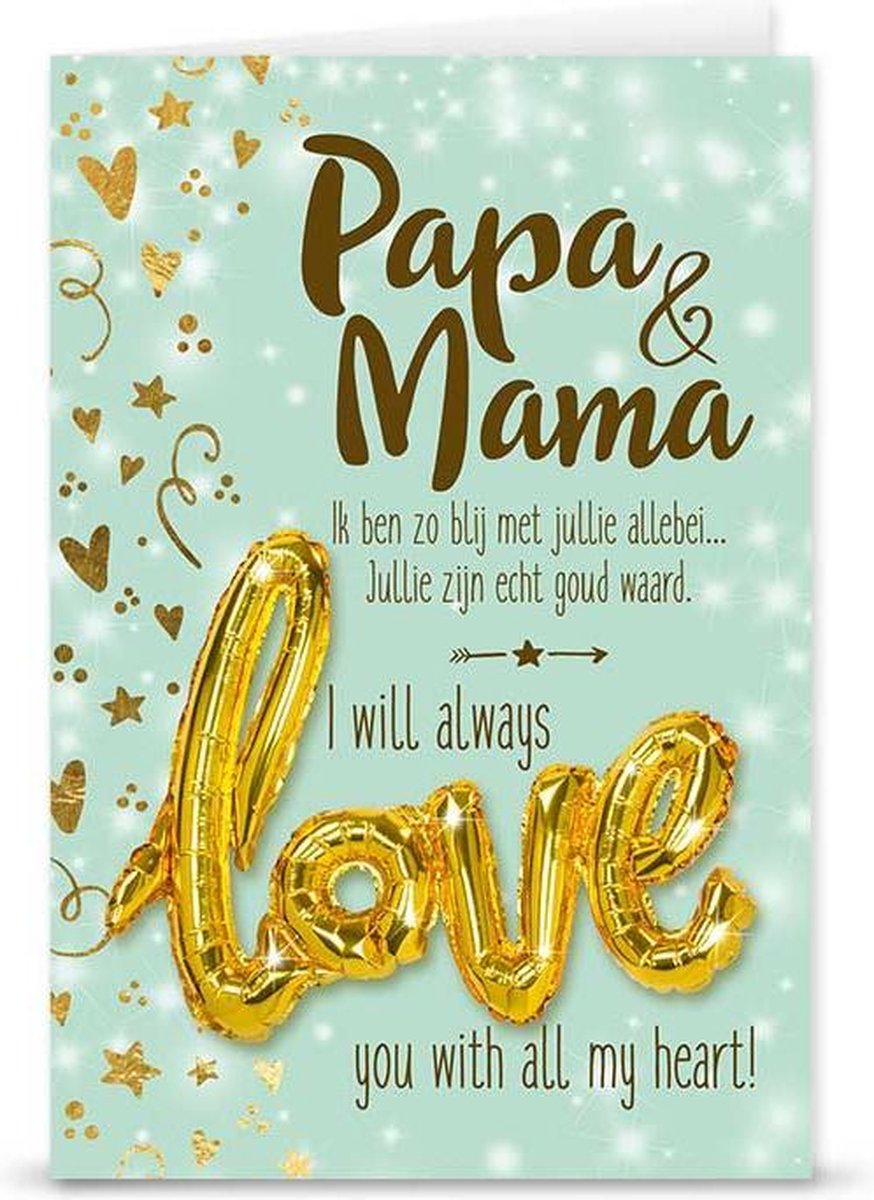 Love ballon "Papa & Mama" | bol.com