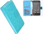 HTC Desire 530 Portemonnee Hoesje Wallet Book Case Turquoise