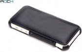 Rock Dancing Side Leather Flip Case Black iPhone 5
