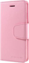 Mercury Goospery - iPhone 7/8 Hoesje - Wallet Case Sonata Leather Serie Licht Roze