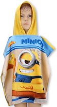 Minions - Badponcho / Strandponcho / Badcape - Blauw/Geel - voor kinderen van ca. 2 t/m 6 jaar