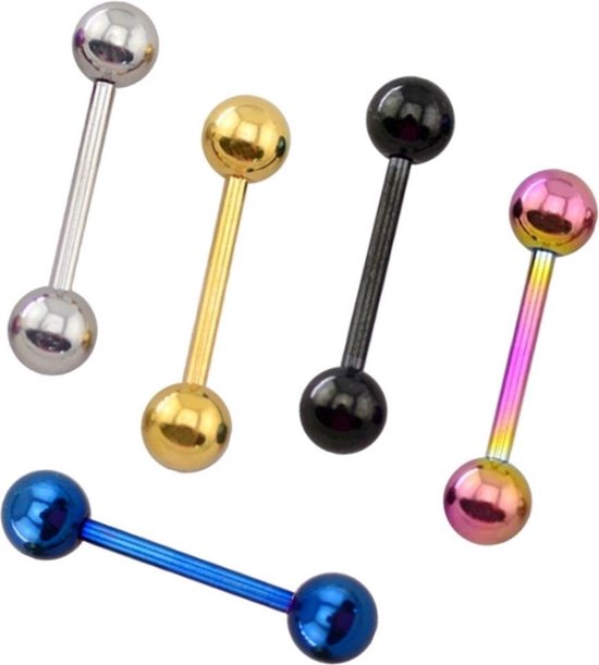 Barbell Piercing 12mm Set (5)
