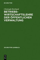 de Gruyter Lehrbuch- Betriebswirtschaftslehre der �ffentlichen Verwaltung