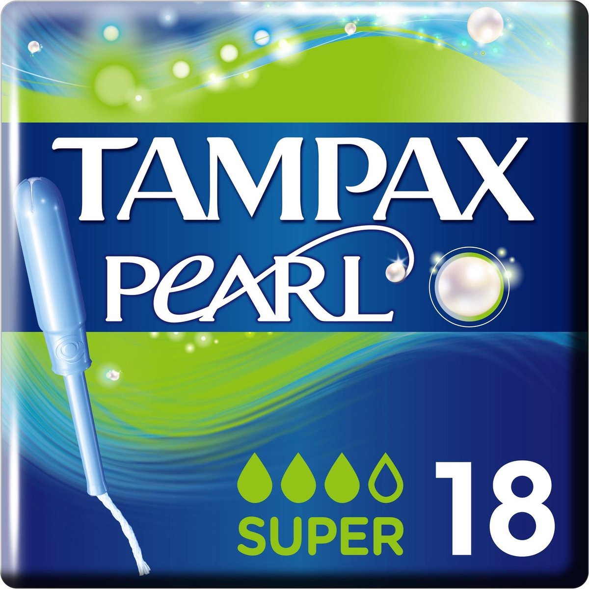 Goedkoopste TAMPAX PEARL SUPER 18CT