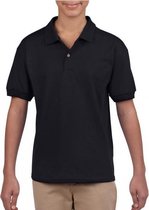 Zwarte poloshirt voor jongens 158-164 (XL)