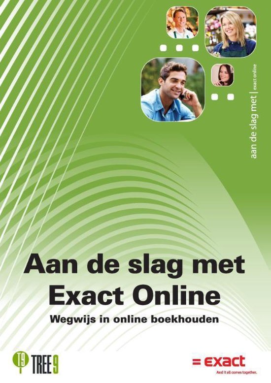 Cover van het boek 'Aan de slag met exact online'