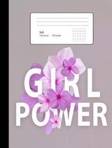 Graph Paper Notebook Girl Power Quad Ruled 5x5