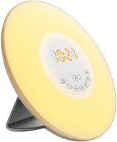 Wake-up Light, Wekker met FM-radio, Natuurgeluiden, 6 kleuren, 10 lichtinstellingen - Inclusief Garantie