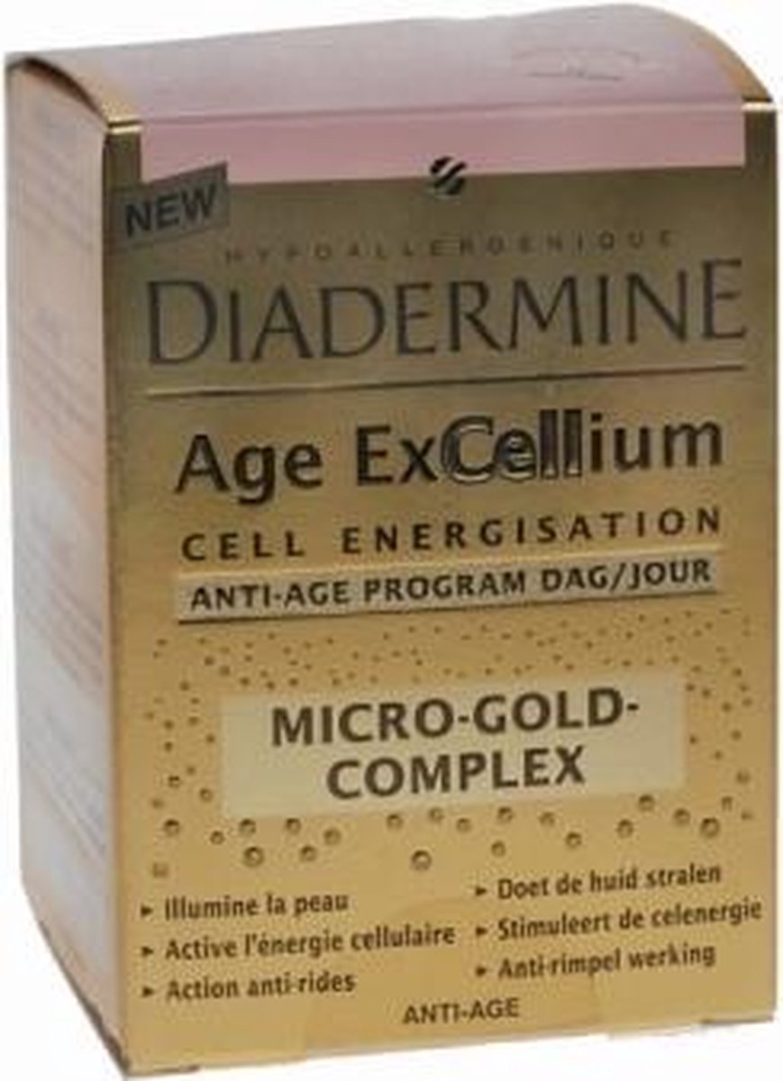 Diadermine Age Excel Gold Dagcrème - 50 ml | bol.com