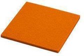 Daff Onderzetter - Vilt - Vierkant - 10 x 10 cm - Tangerine - Oranje