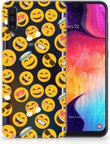 TPU Siliconen Hoesje Geschikt voor Samsung Galaxy A50 Design Emoji