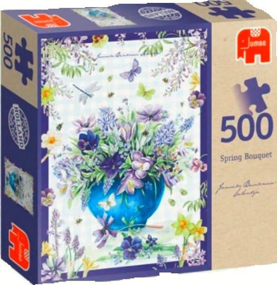 lucht versneller vruchten Jumbo Premium Collection Puzzel Janneke Brinkman Spring Bouquet - Legpuzzel  - 500 stukjes | bol.com