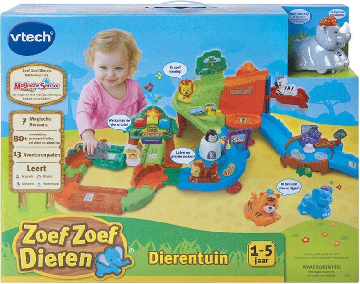VTech Zoef Zoef Dieren - Dierentuin | bol