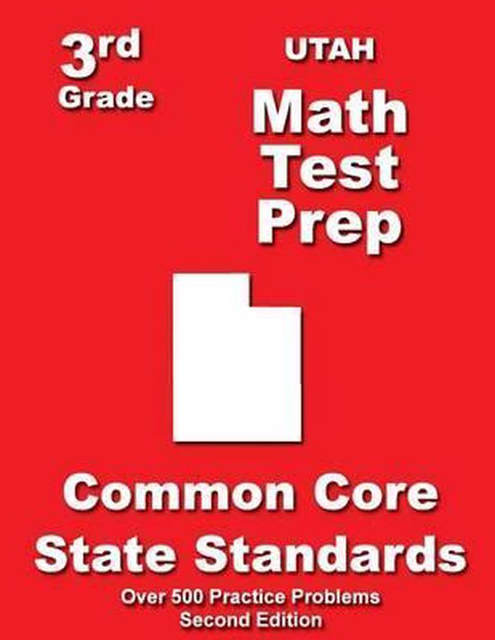 Utah 3rd Grade Math Test Prep - cover
